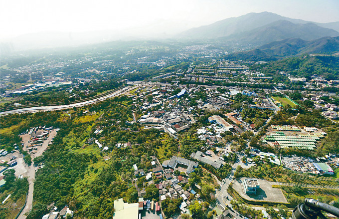 古洞北/粉岭北大批用地可供发展。