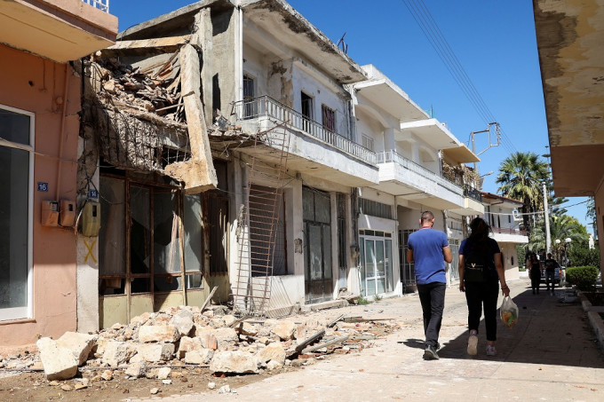 希腊9月份才发生过地震。REUTERS资料图片