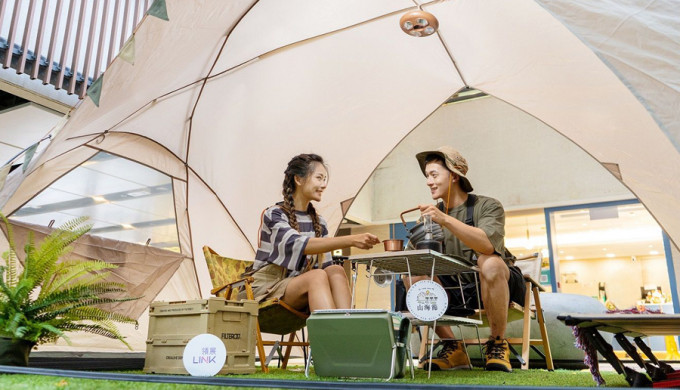 良景廣場將於10月14日至17日加添「露營區」，設置山系選物店。