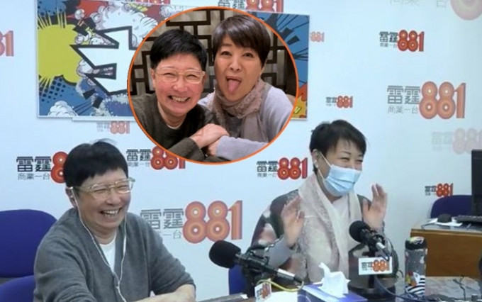 金燕玲受访苏施黄电台节台，透露患子宫癌，二人都正面面对现状。（截图）