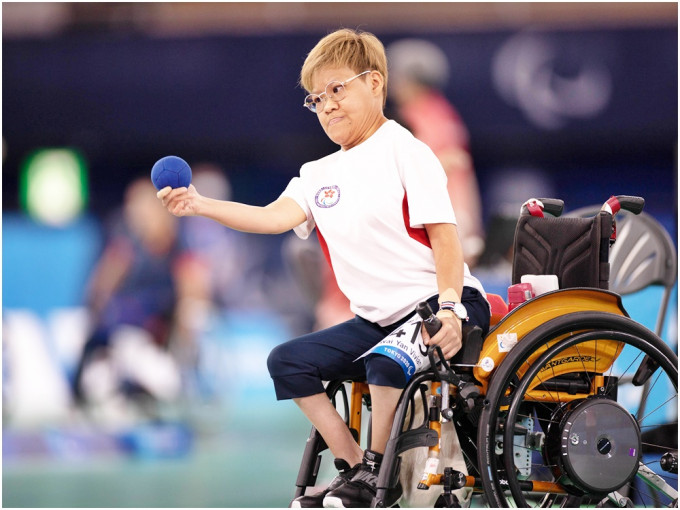 劉慧茵晉級8強。香港殘疾人奧委會暨傷殘人士體育協會資料圖片