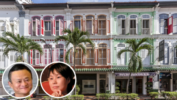 傳馬雲妻子以近2.9億港幣在新加坡買店屋。
