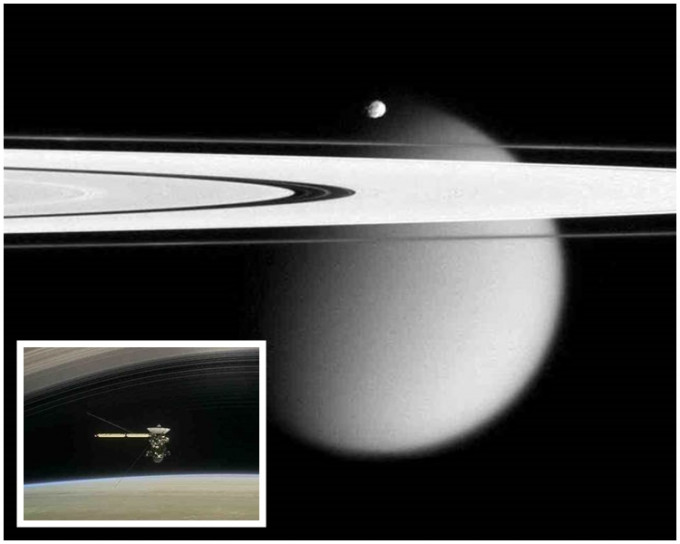NASA无人探测器卡西尼号 (Cassini)。AP图片