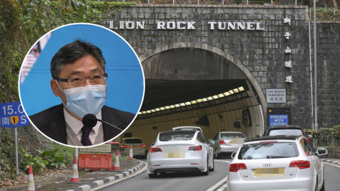 林世雄指狮隧拟扩三线行车，争取2025年动工。资料图片