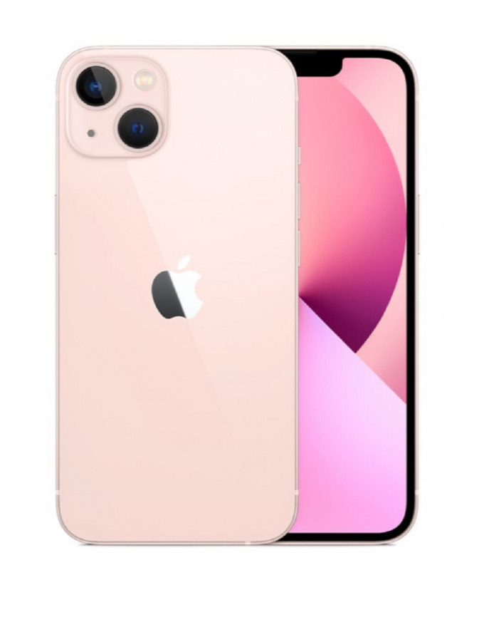 iPHONE13及mini推粉红新色。苹果香港官网图片