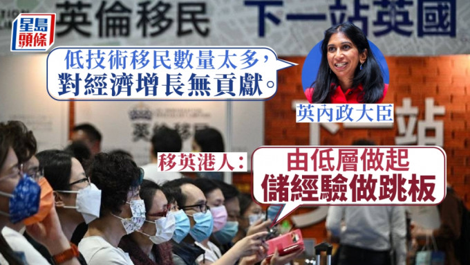 不少港人移民英国。