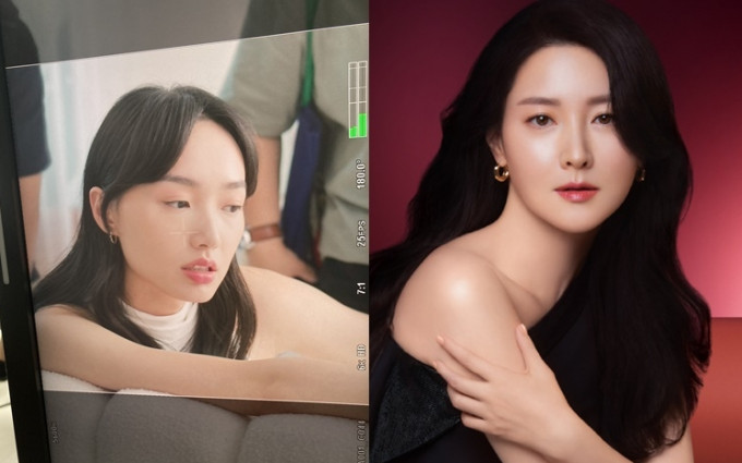蔡思韵有幸为李英爱代言多年的韩国护肤品牌拍摄宣传片。