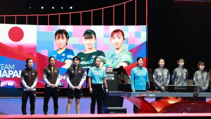世乒团体赛港女队力战惜负日本，睽违6年再夺铜牌。 乒总图片
