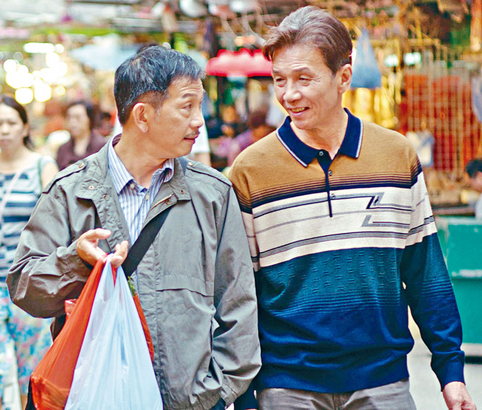 本港代表《叔．叔》獲3項提名殺入亞洲電影大獎，太保（右）有望再衝擊影帝寶座，袁富華（左）就獲提名「最佳男配角」。