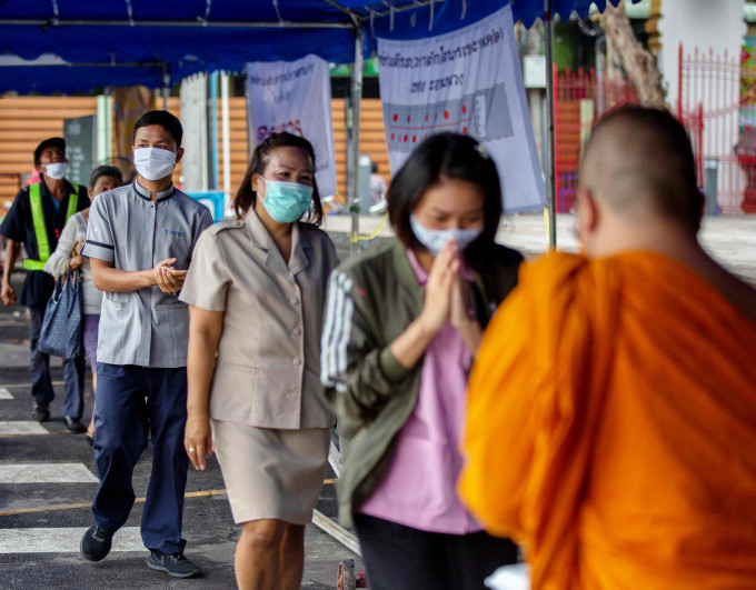 泰国累计2643宗确诊病例。AP