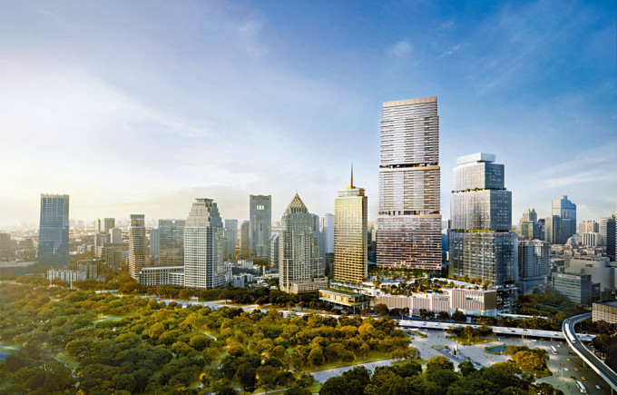 位於泰國曼谷的Dusit Central Park，是次來港推售住宅項目。