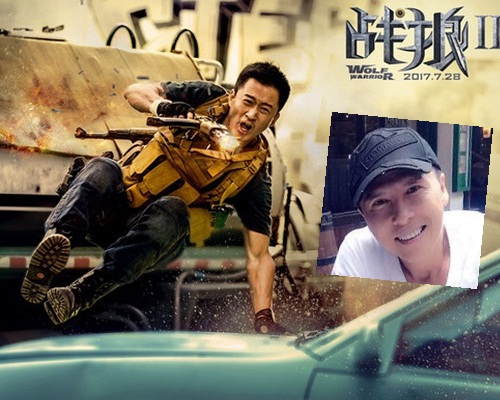吴京自导自演新片取得上佳成绩，却被翻不实传闻，甄子丹躺著中枪。