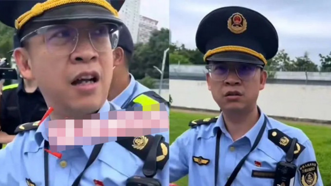 深圳有交通执法人员被质疑野蛮执法。