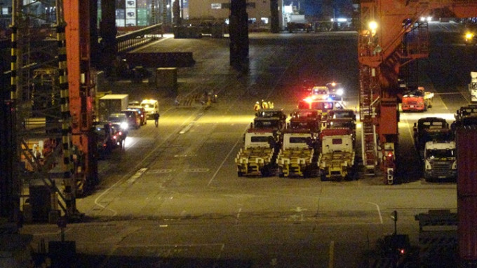 葵涌一號貨櫃碼頭發生奪命車禍。