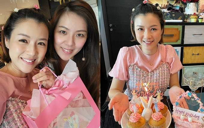 Aimee获好姊妹戚黛黛安排粉红色少女主题大餐补祝生日。