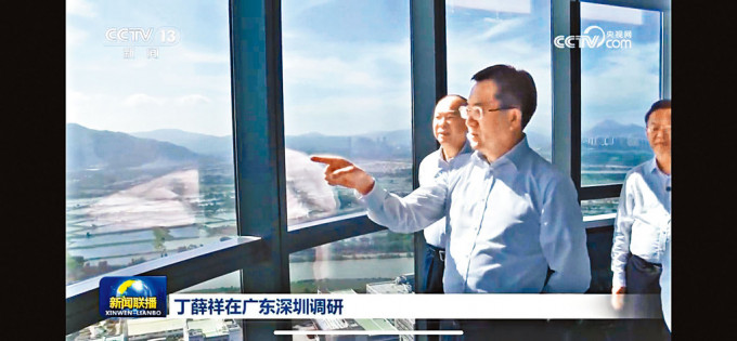 丁薛祥视察河套深港科技合作区。