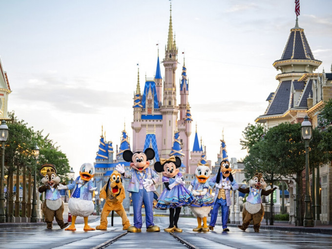 美國佛羅里達州的華特迪士尼世界將推出長達18個月的活動，慶祝50周年。AP資料圖片