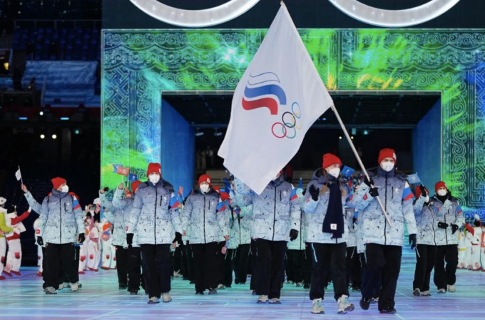 俄罗斯和白俄罗斯选手参加北京冬残奥时，国际残奥委会旗将取代他们的国旗。网上图片