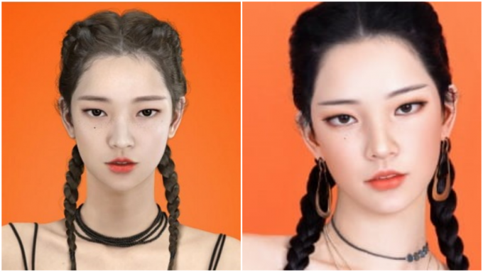 Rozy为虚拟真人，由韩国初创Sidus Studio X以3D合成及电脑模拟创作。