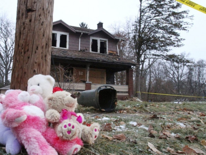美国俄亥俄州一间住宅起火，五名小童死亡包括一对双胞胎婴儿。(网图)