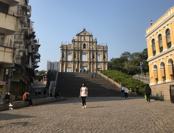 澳门市面人流稀少。网上图片