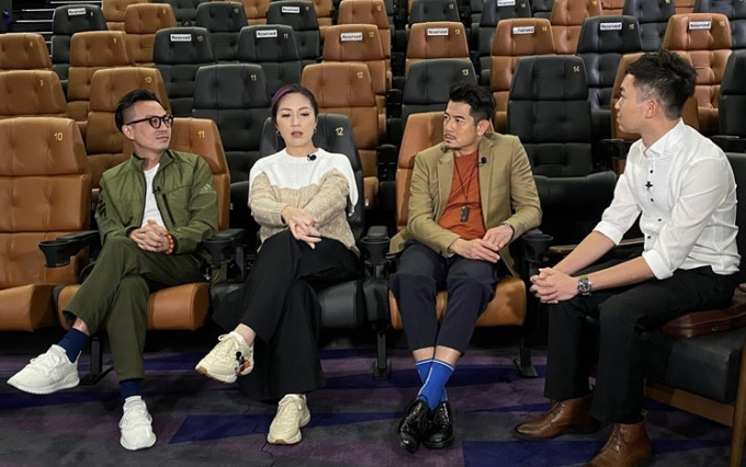 导演黄庆勋、杨千嬅和郭富城齐受访分享拍摄点滴。