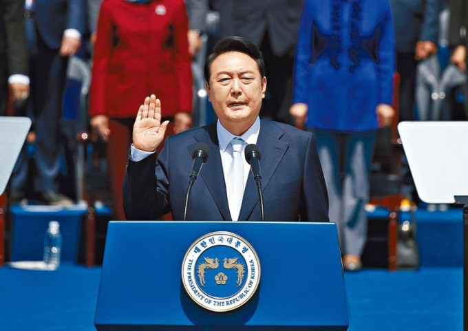 尹锡悦周二宣誓就任总统。