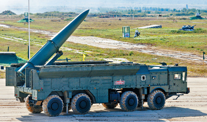 普京表示已把少数可携带核弹头的「伊斯坎德尔」战术导弹系统，移交给白俄罗斯。