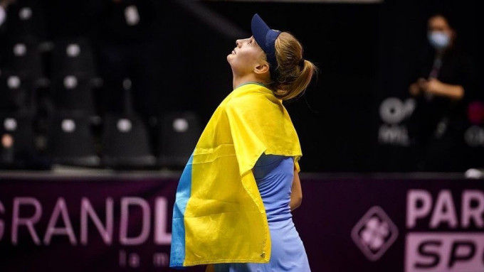 恩丝杜丝卡在里昂网赛打入决赛。 恩丝杜丝卡官方Twitter图片