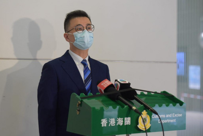 香港海关版权及商标调查科不良营商手法调查第二组指挥官刘志忠。