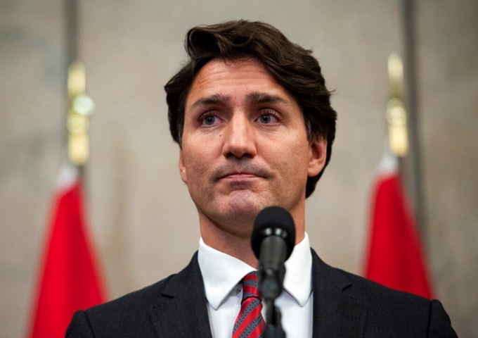 加拿大總理杜魯多。(AP圖片)