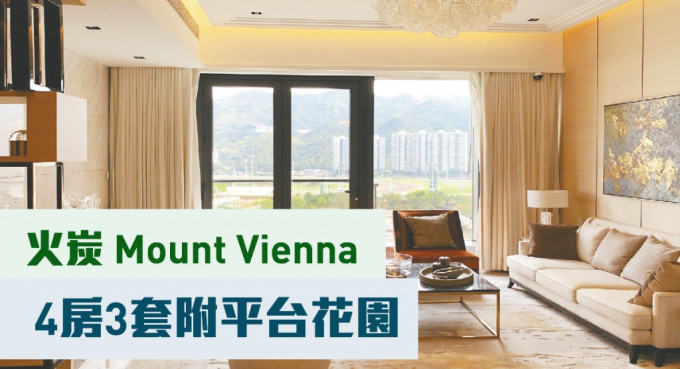 火炭豪宅Mount Vienna中層B室，實用面積1579方呎，現叫價5880萬。