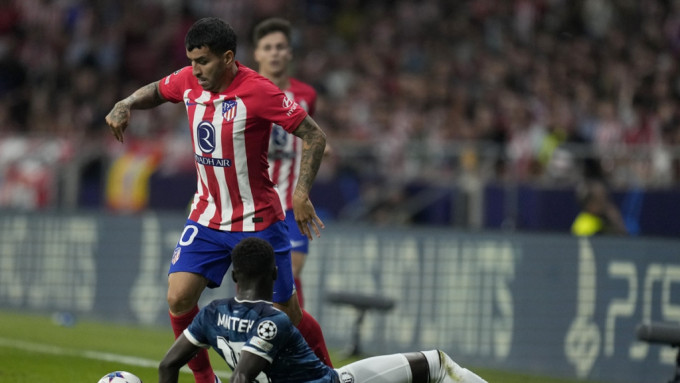 马德里体育会于周中的欧联分组赛主场狂轰些路迪6蛋，攻力强劲。AP
