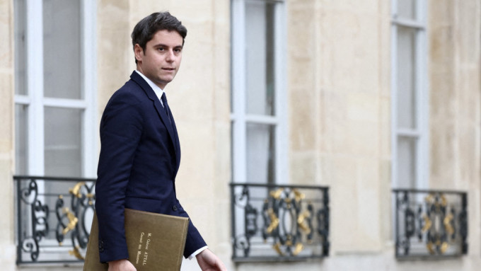 法國「政治神童」阿塔爾（Gabriel Attal）成歷來最年輕總理。 路透社