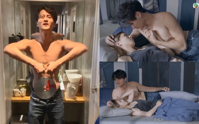 謝東閔為半裸出鏡，8星期減25磅已不容易，還要進行肌肉訓練。