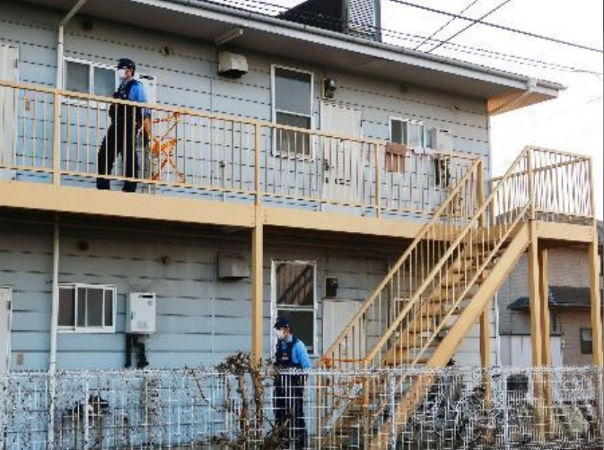 一名中國女子在日本被室友用菜刀砍死。網圖