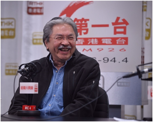 曾俊华表明对全国的认识不太深，兴趣集中在香港。