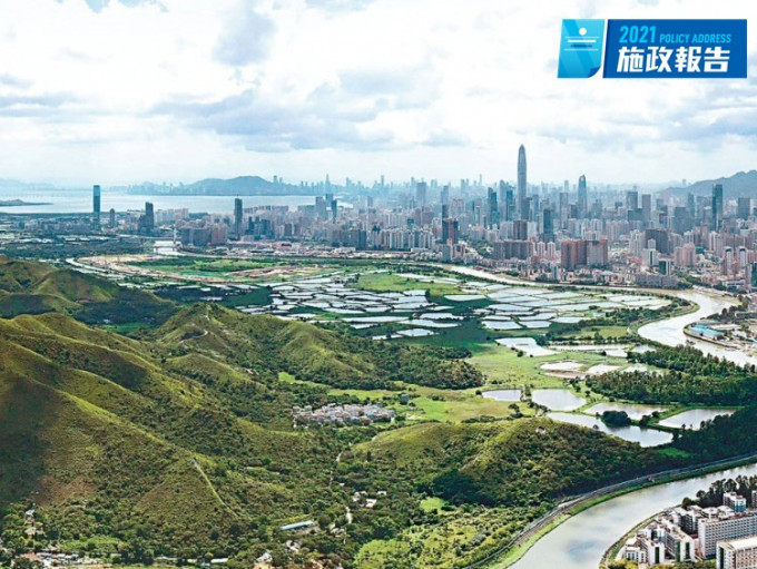 當局加強保育香港的濕地，亦為北部都會區締造優質生活環境。