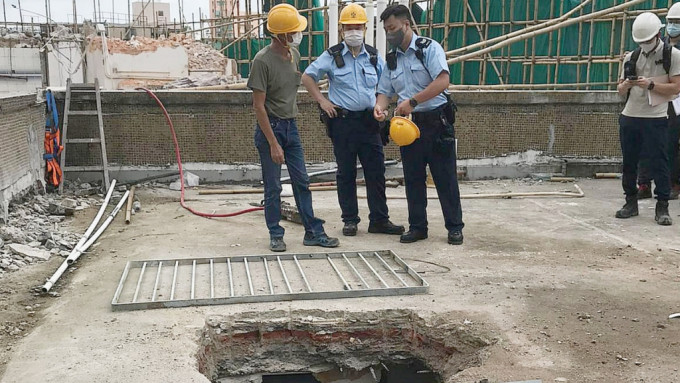 罗便臣道一重建清拆地盘昨日发生工业意外。资料图片