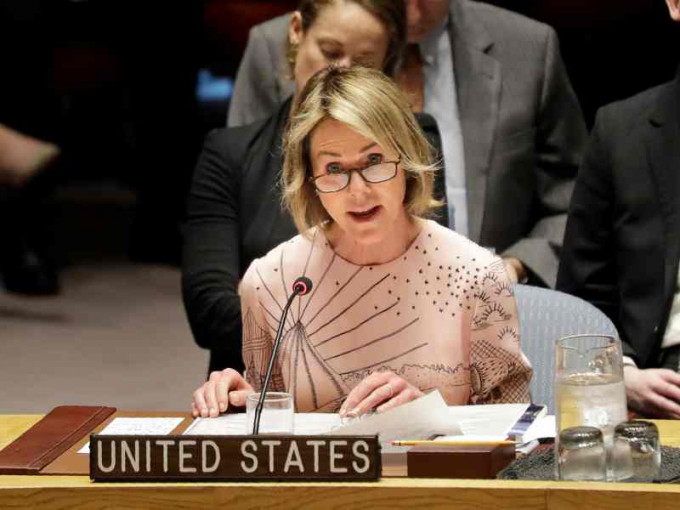 美國在聯合國安理會上吃悶棍。AP 　
