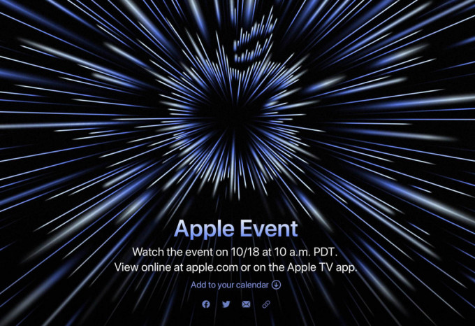 ●Apple下周二（10月19日）凌晨一时又有一场Event，主角有可能是新一代MacBook Pro。