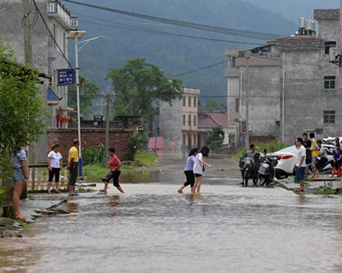 江西省6月起已發生多場暴雨。新華社