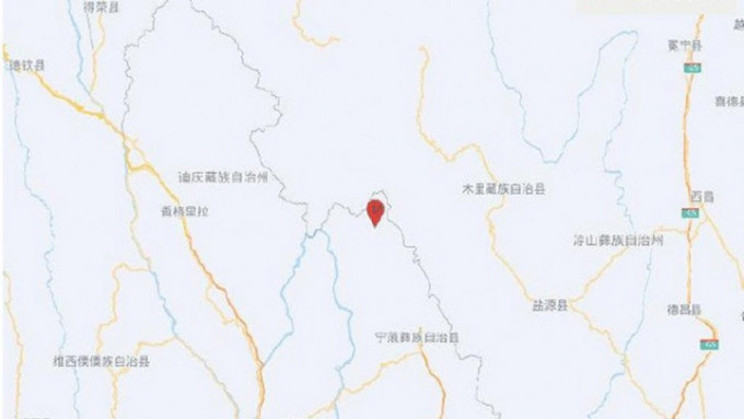 雲南麗江市寧蒗縣發生5.5級地震。國家地震台網