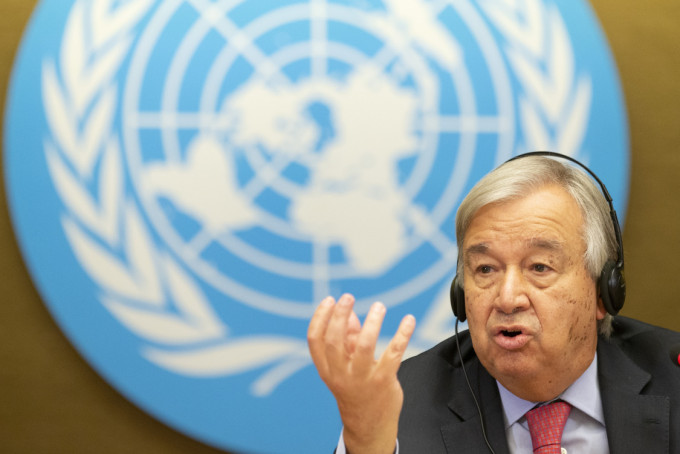 联合国秘书长古特雷斯呼吁国际社会捐助阿富汗。AP图片