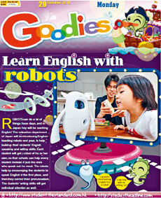 英文学生报《Goodies》（图）、《Junior Standard》及《The Student Standard》，每日都有不同主题，适合不同程度的学生。