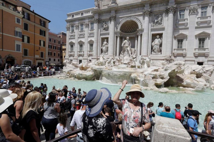 罗马许愿池。AP图片