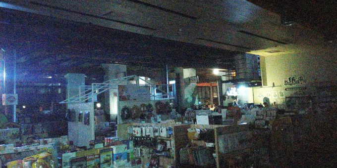 台北西门町有商场停电。facebook专页我们的岛图片