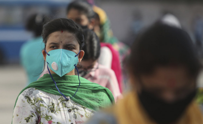 印度新冠肺炎疫情未有受控跡象。AP圖片