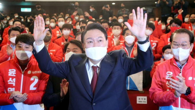尹锡悦当选南韩总统。新华社图片