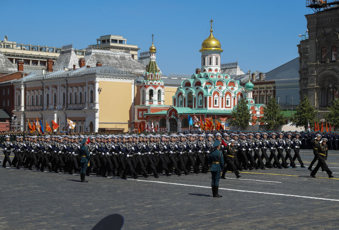俄罗斯今日举行卫国战争胜利75周年红场阅兵。AP